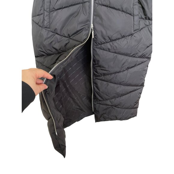 Steve Madden Black Long Quilted Puffer Coat Size XS Jacket NEW - Picture 7 of 9